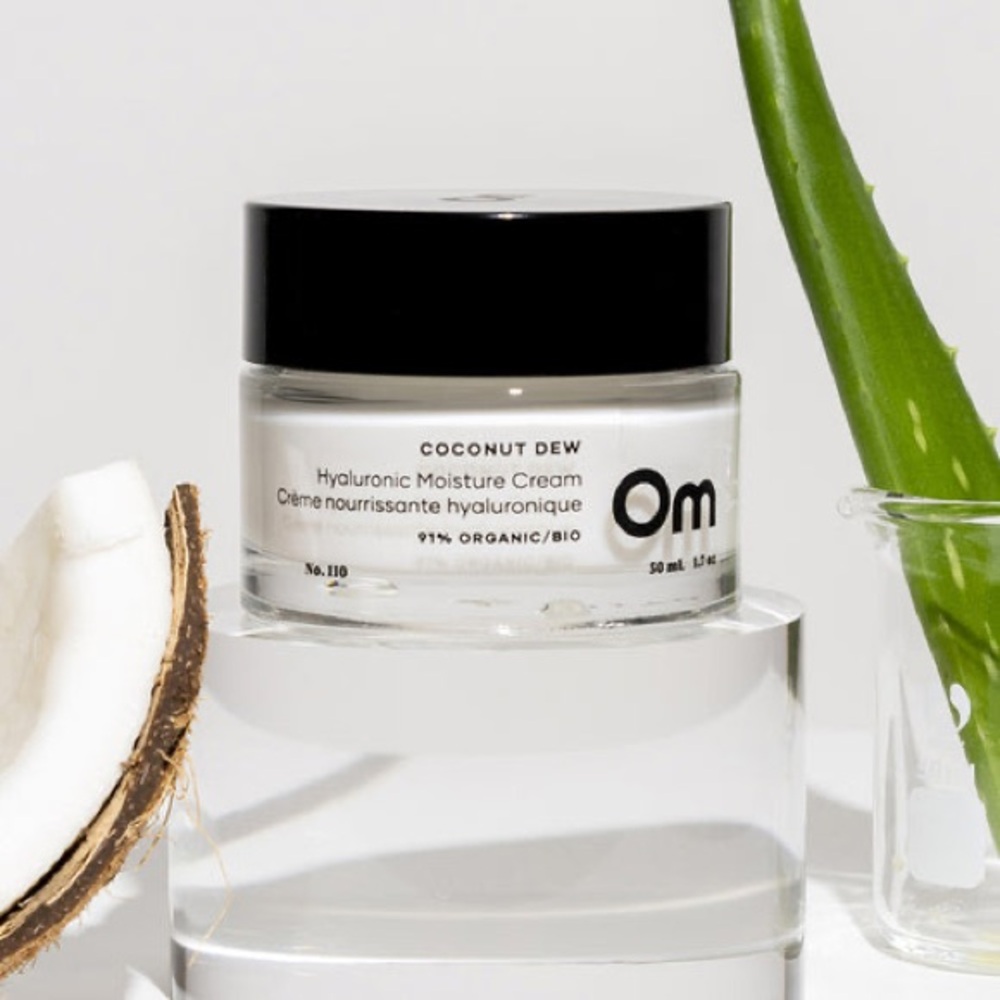 New OM Coconut Dew Hyaluronic Moisture Cream 91% ORGANIC